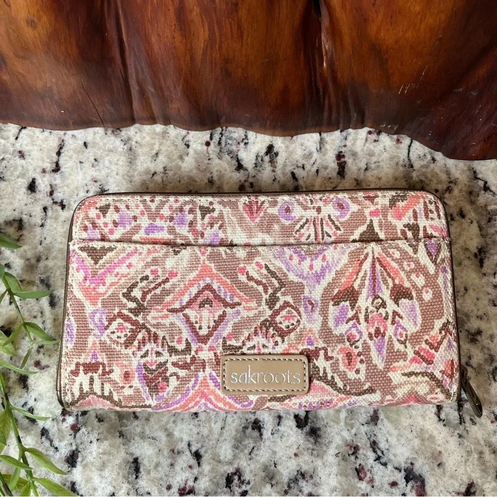 Sakroots Multicolor Patterned Wallet